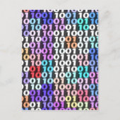 Binaire code briefkaart (Voorkant)