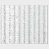 Binaire code cadeaupapier (Vlak)