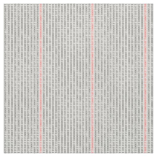 Binaire Code Computer Engineer Stof (Swatch)