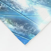 BINAIRE CODE FLEECE DEKEN (Hoek)