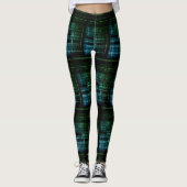 Binaire Code Futuristische Leggings – Tech ontmoet (Voorkant)