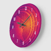 Binaire Code Hi-Tech Abstract Design Grote Klok (Hoek)