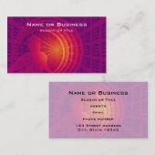 Binaire Code Hi-Tech Abstract Design Visitekaartje (Voorkant / Achterkant)