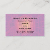 Binaire Code Hi-Tech Abstract Design Visitekaartje (Achterkant)