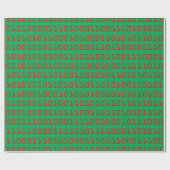 Binaire Code kerstcomputer Cadeaupapier (Vlak)