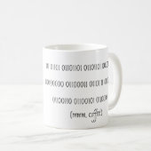 Binaire code koffie-mok met Robot Koffiemok (Voorkant rechts)