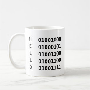 Binaire code koffiemok