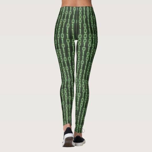 Binaire code leggings (Achterkant)