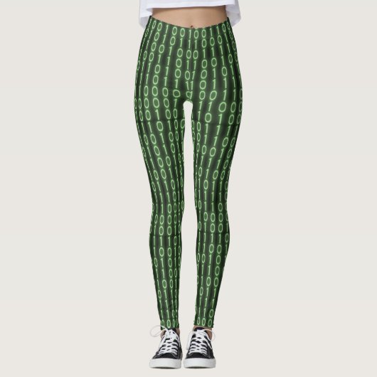 Binaire code leggings (Voorkant)