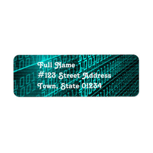 Binaire code — Mailinglabels  Etiket