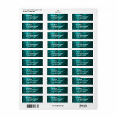 Binaire code mailinglabels etiket (Full Sheet)