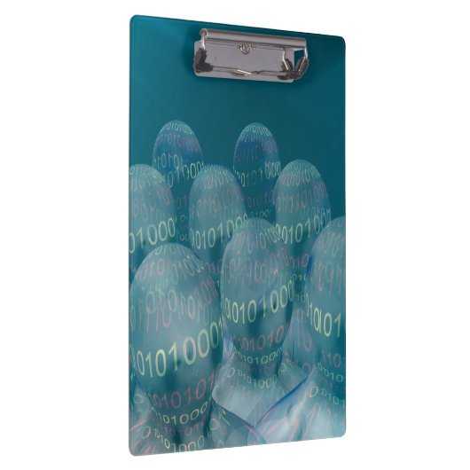 binaire code , man en digitale communicatie . klembord (Rechts)