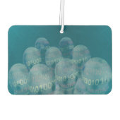 binaire code , man en digitale communicatie . luchtverfrisser (Achterkant)