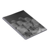 binaire code , man en digitale communicatie . notitieboek (Rechterzijde)