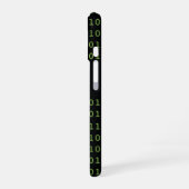 Binaire Code met de Naam van de Gloed van het Sche iPhone 16 Hoesje (Linkerkant)