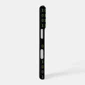Binaire Code met de Naam van de Gloed van het Sche iPhone 16 Hoesje (Rechterkant)