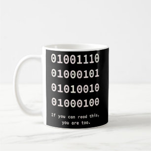 Binaire Code Nerd Programmers en Develope Koffiemok