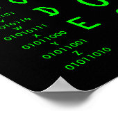 Binaire code poster (Hoek)