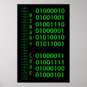 Binaire code poster (Voorkant)