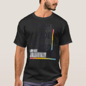 Binaire Code Retro Computer Freak Programmeur Nerd T-shirt (Voorkant)