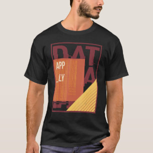 Binaire Code Retro Computer Glitch Geek Programmer T-shirt