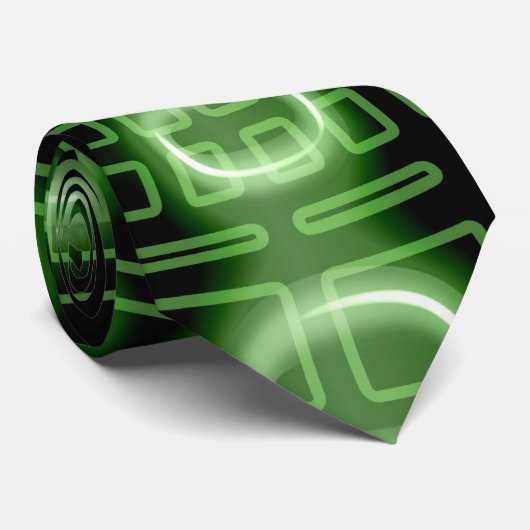 Binaire code stropdas (Opgerold)