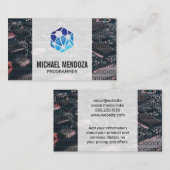 Binaire code | Technische Logo Visitekaartje (Voorkant / Achterkant)