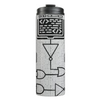 Binaire Code Thermische Tumbler – Modern Tech Desi