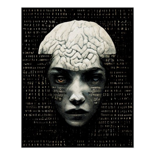 binaire code van het matrixMan Perfect Poster (Voorkant)