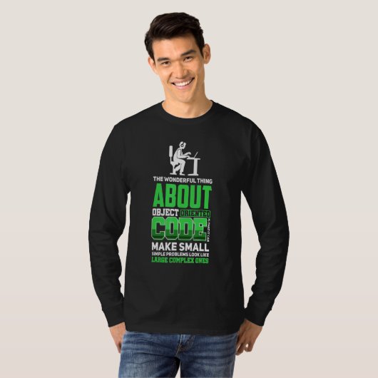 Binaire Code voor beheerprogramma Linux T-shirt (Voorkant volledig)