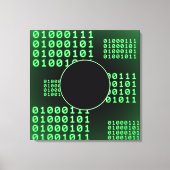 Binaire code voor GEEK Canvas Afdruk (Voorkant)