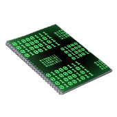 Binaire code voor GEEK Notitieboek (Rechterzijde)