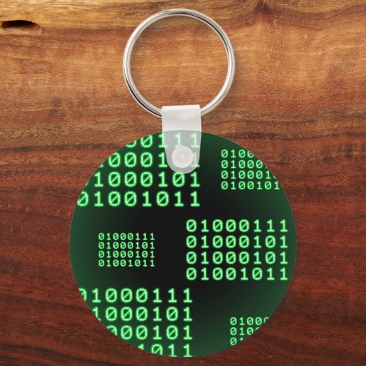 Binaire code voor GEEK Sleutelhanger (Voorkant)