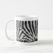 Binaire code zwart-wit Zebra Koffiemok (Links)