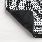 Binaire code zwart-wit Zebra Muismat (Hoek)