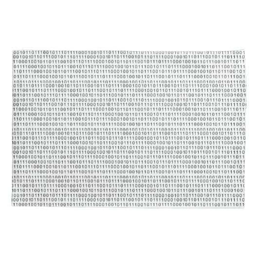 Binaire code zwarte witte strepen kussensloop (Achterkant-Links)