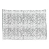 Binaire code zwarte witte strepen kussensloop (Achterkant-Rechts)