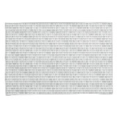 Binaire code zwarte witte strepen kussensloop (Voorkant-Rechts)