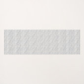 Binaire code zwarte witte strepen yogamat (Achterkant (horizontaal))