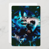 Binaire codeermachine kaart (Voorkant / Achterkant)