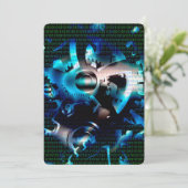 Binaire codeermachine kaart (Staand voorkant)