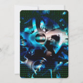 Binaire codeermachine kaart (Voorkant)