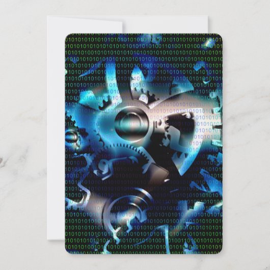 Binaire codeermachine kaart (Voorkant)