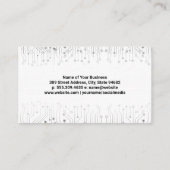 binaire coderingsachtergrond van de printplaat visitekaartje (Achterkant)