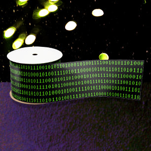 Binaire computerarchitectuur en nulcodering SciFi/ Satijnen Lint