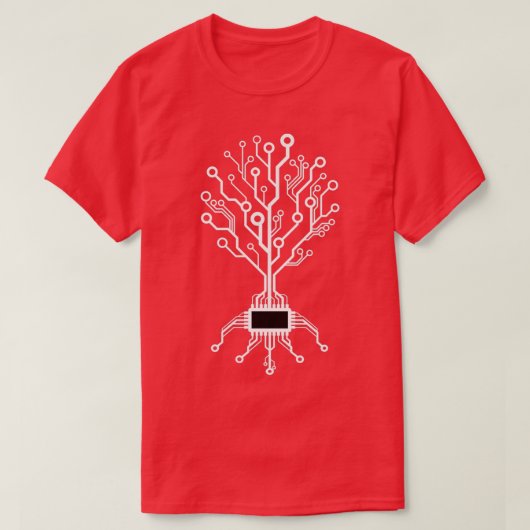 Binaire computercodering t-shirt (Design voorkant)