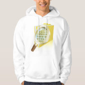 Binaire Data Vergrootglas Digitaal Bestand Zoeken Hoodie (Voorkant)