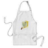 Binaire Data Vergrootglas Digitaal Bestand Zoeken Standaard Schort (Voorkant)