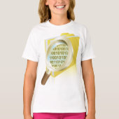 Binaire Data Vergrootglas Digitaal Bestand Zoeken T-shirt (Voorkant)