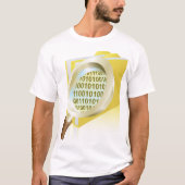 Binaire Data Vergrootglas Digitaal Bestand Zoeken T-shirt (Voorkant)
